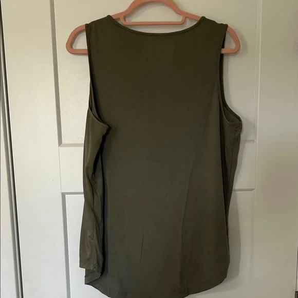 Chico's Olive Green Sleeveless Top - Picture 5 of 8